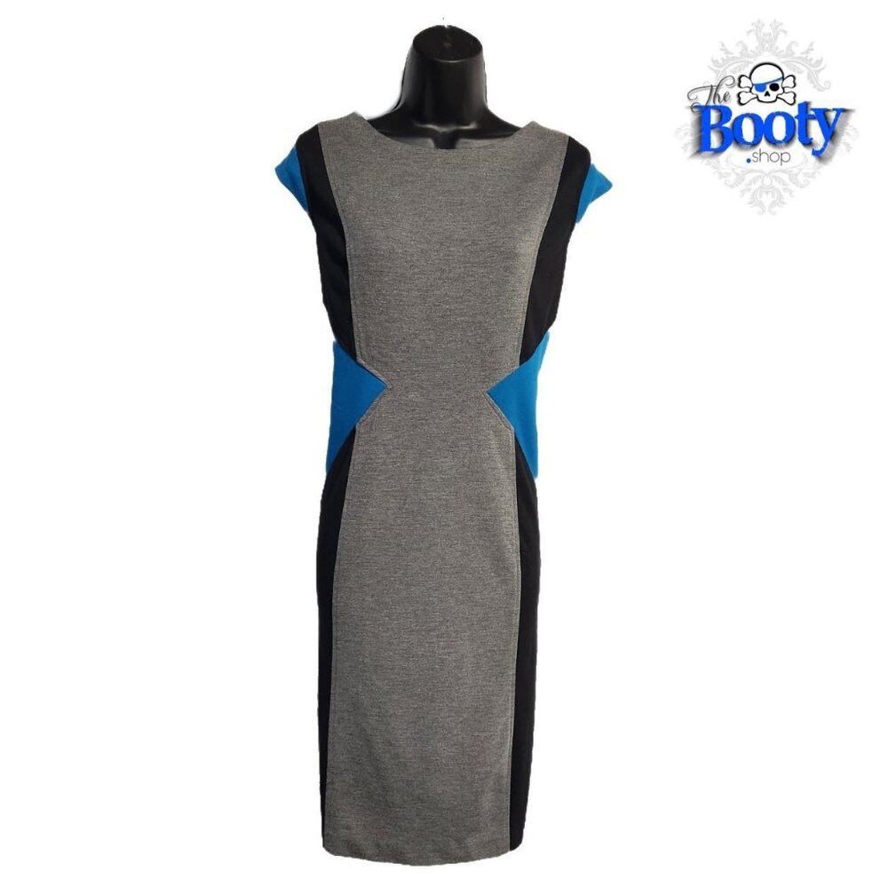 London Times 80's  Mod Style Bodycon Dress Size: 14